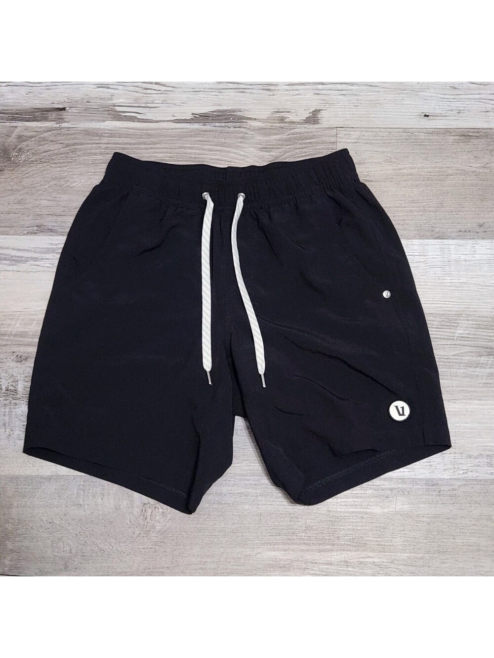 Mens Vuori Shorts Extra Small Black Lined 7" Inseam Athletic